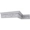 Ekena Millwork 6 1/4"H x 3 3/8"P x 7"F x 94 1/2"L, (16" Repeat), Shell Crown Moulding MLD06X03X07SH - alternate 9